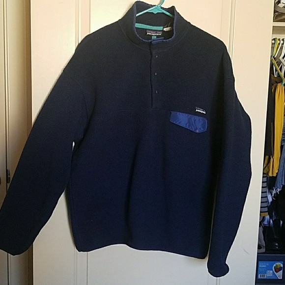 Patagonia Other - Patagonia blue fleece pocket jacket